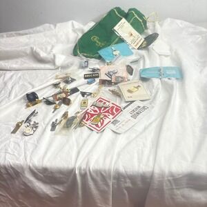 Liquor Whiskey Alcohol Drink Lapel Pins Lot - Crown Royal Tito's Coconut Cartel